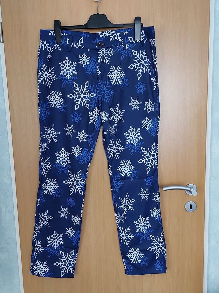 Weihnachtsanzug - Weihnachtsjacke/Weihnachtssakko mit Hose - Gr L in Bremen