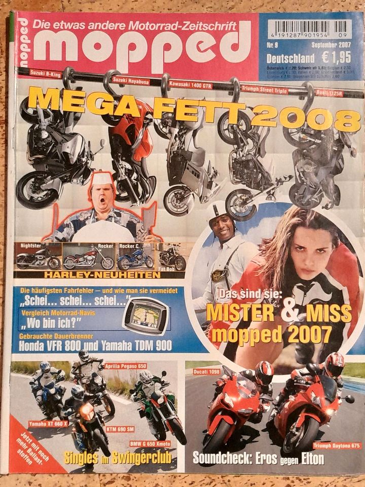 Mopped-Motorrad-Zeitschriften.Harley,Custom,Racer,Moped,125er... in Wettstetten