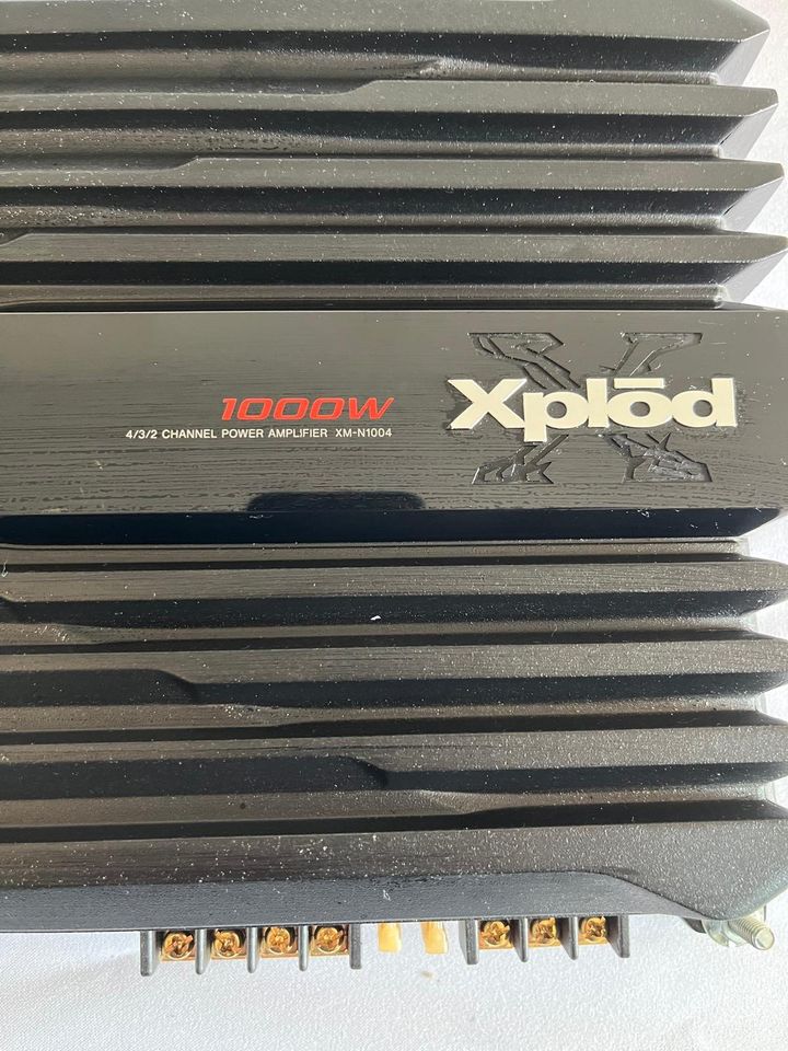 Sony Xplöd 1000W 4/3/2 Channel Power Amplifier XM-N1004 in Nürnberg (Mittelfr)