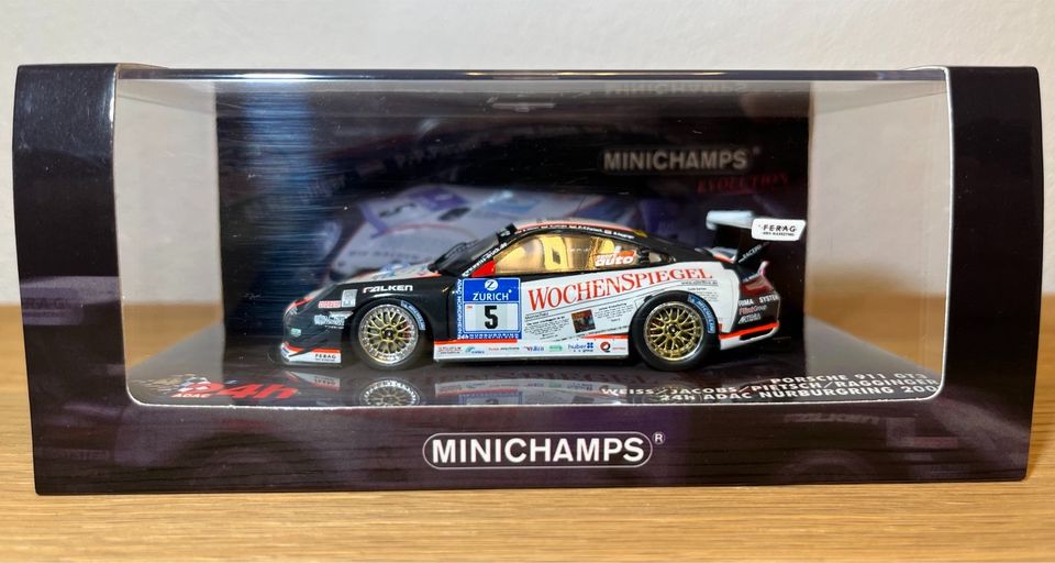 24h Nürburgring Wochenspiegel Porsche 911 GT3 Minichamps in Nürburg