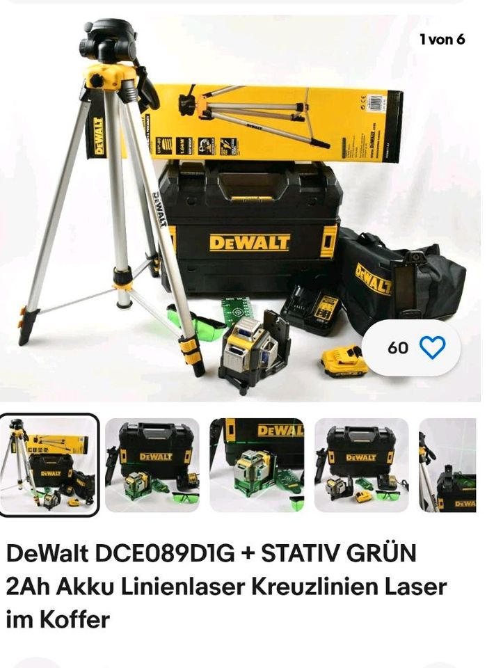 Dewalt Laser inkl. Stativ in Villmar