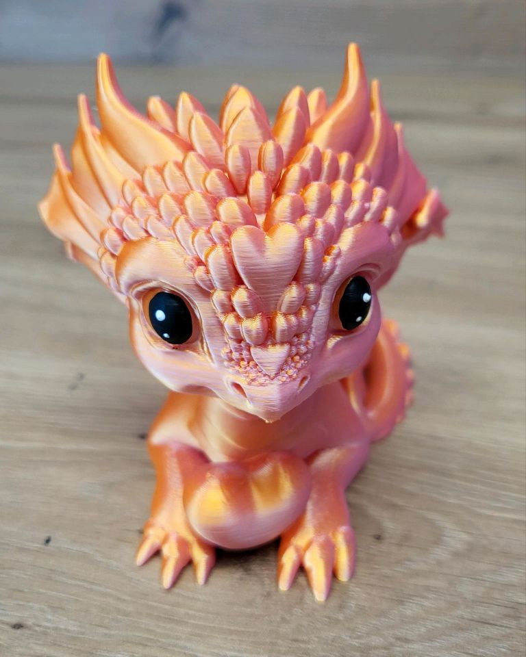 Süße Sand/Herz/Donut Baby Drachen 3D Druck in Worms