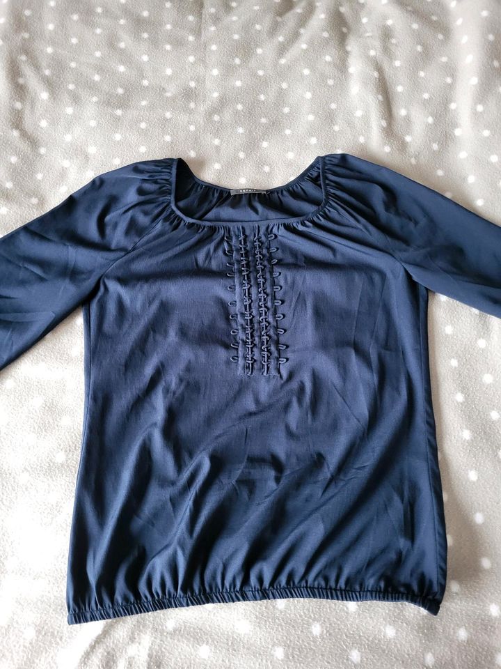 3/4 Arm Tunika Bluse Shirt Oberteil Esprit Größe 38 / 40 in Groß Kreutz