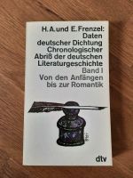 Daten deutscher Dichtung - Chronolog. Abriß, H.A.+E. Frenzel Nordrhein-Westfalen - Soest Vorschau