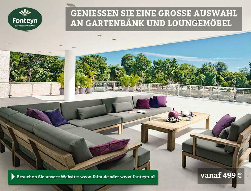 Gartenmöbel Gartengarnitur Tisch Stuhl Lounge Gartenset Sofa in Emmerich am Rhein