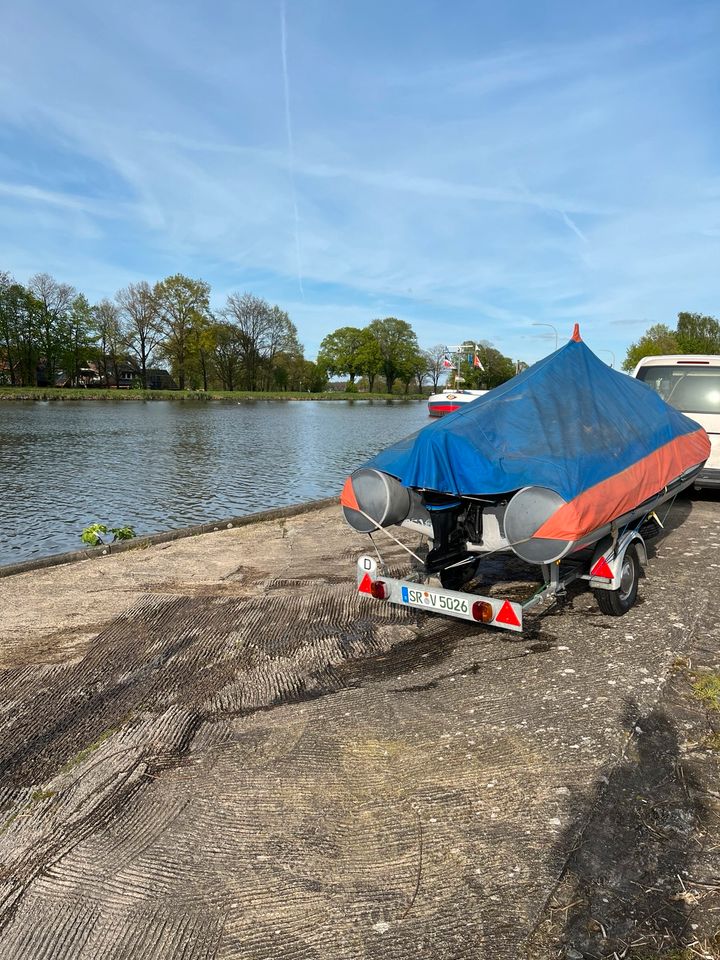 Motorboot Wiking  50ps Mercury inkl. Trailer-0152088105-Julian in Steinfurt