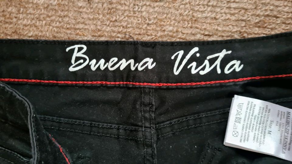 "Buena Vista" Jeans, Maibu zip skinny schwarz M in Haar