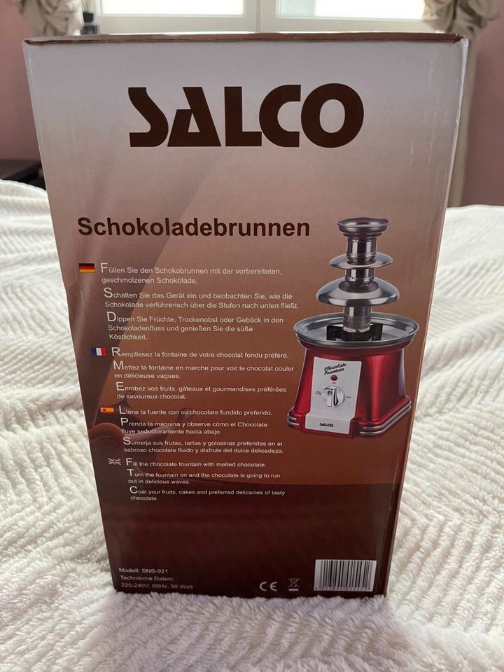 Salco Retro-Schokobrunnen SNS-921, Schoko-Fondue, Wendelschnecke, in Hessen  - Limburg | Weitere Haushaltsgeräte gebraucht kaufen | eBay Kleinanzeigen  ist jetzt Kleinanzeigen