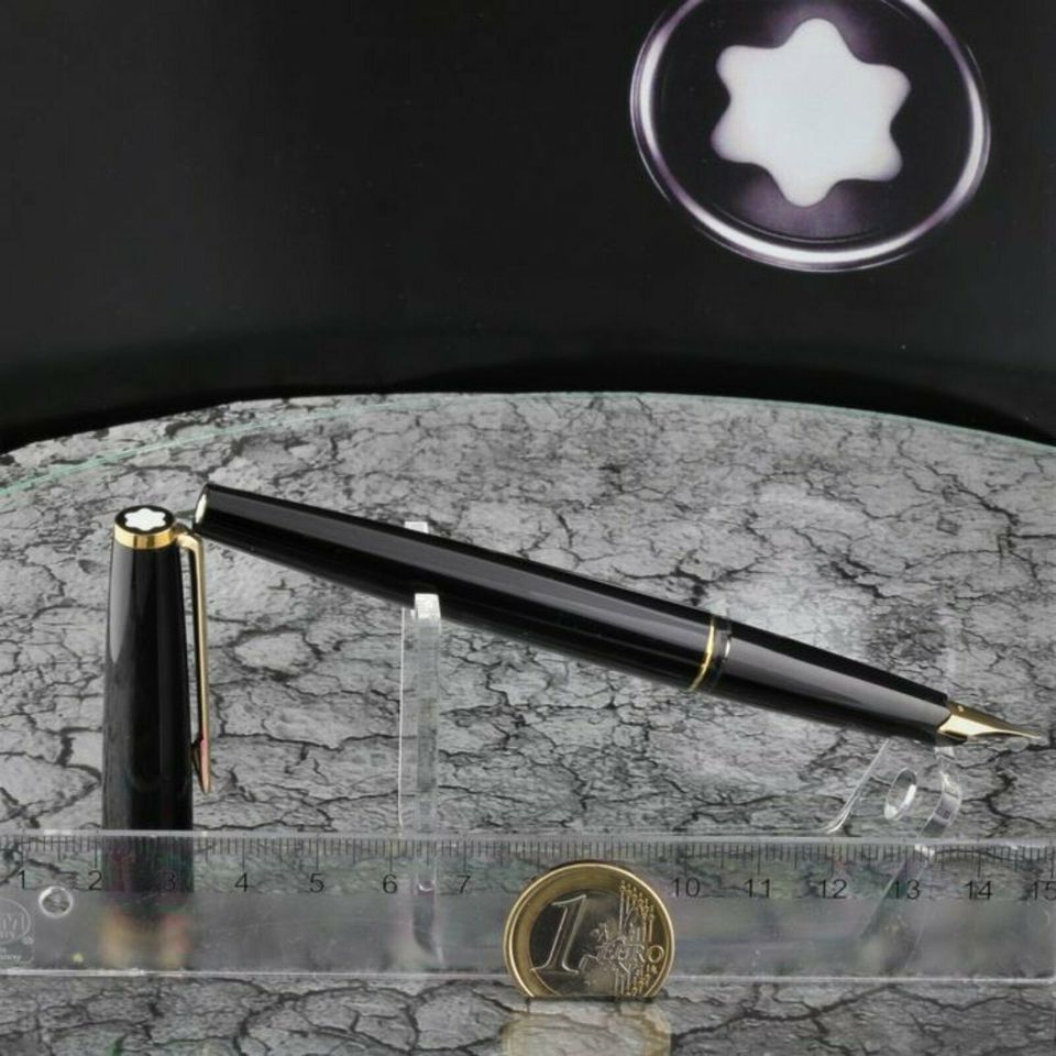 Montblanc 221 Füllfederhalter 14K Gold Füller 1960-70 Zertifikat poliert Neuw. Füllfederhalter Geschenk Weihnachten Wunschgravur Sammler Top Versand Händler DHL Echt in Igel