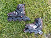 Kinder Inline Skates schwarz Größenverstellbar Brandenburg - Dannenwalde (Gumtow) Vorschau