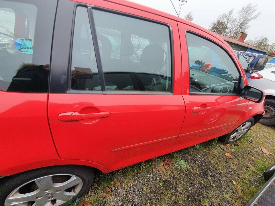 Mazda 2 DY Seitentür hinten rechts Tür Bj.05 rot in Bremervörde