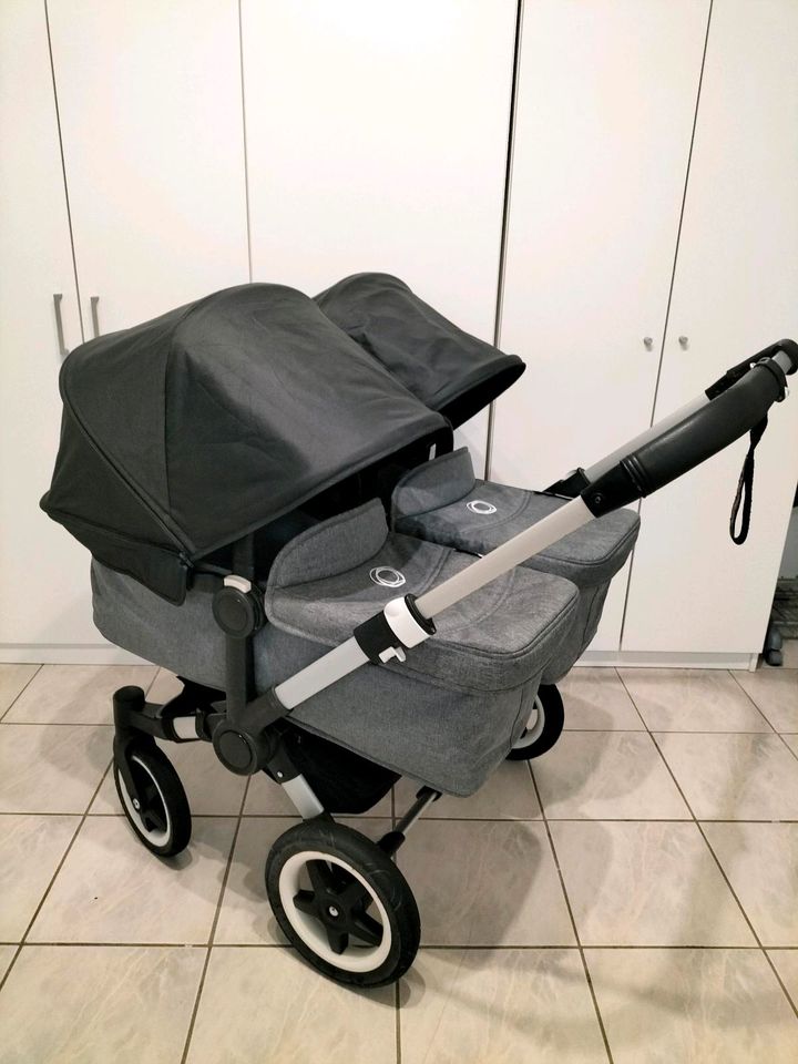 ⭐bugaboo donkey2 twin⭐Versand möglich⭐grau/schwarz Zwillingswagen in Paderborn