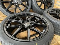 V1 Wheels V1 18 Zoll Schwarz Allwetterreifen Ganzjahr Alufelgen Mercedes A Klasse W176 W245 B Klasse W246 C63 AMG C Klasse W204 Coupe Cabrio CLA 117 E Klasse W207 W212 VW Golf 5 6 7 8  Sportsvan Hybri Hessen - Rodgau Vorschau