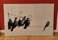 Banksy Bild - Protesting Birds Leinwand auf Holz-Keilrahmen Dresden - Äußere Neustadt Vorschau