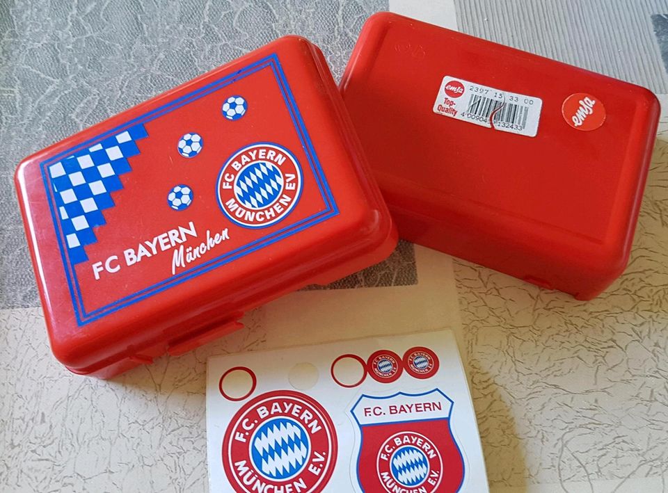 Brotzeitdose Frühstücksbox 1. FCB, Bayern rot neu in Rothenburg o. d. Tauber