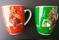 Geschirr. Tassen/Becher in grün & rot mit Weihnachtsmotive. Neu Pankow - Prenzlauer Berg Vorschau