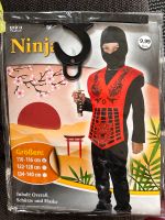⭐️ Kostüm, Ninja, schwarz, rot, Fasching, Gr. 110, 116 ⭐️ Brandenburg - Falkenberg/Elster Vorschau