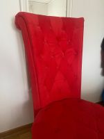 Stuhl Barock Stil in rot mit hoher Lehne Rheinland-Pfalz - Koblenz Vorschau