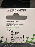 Kirchhoff Wäschegeräte Siphon Kunststoff NEU Nordrhein-Westfalen - Dülmen Vorschau