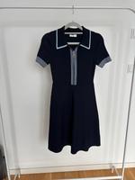 Sandro Kleid marineblau mit silbernen Reißverschluss Gr. XS Frankfurt am Main - Westend Vorschau