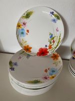 Porzellan 12-teilig Teller mit floralem Muster von Tchibo Aachen - Verlautenheide Vorschau