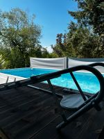 Bestway Pool mit Holzplattform und Solarplatten Bayern - Wenzenbach Vorschau