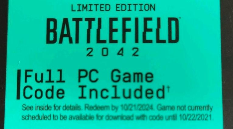 Code für das Spiel Battlefield 2042 für den PC in München