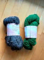 200g Strickgarn Schurwolle Merino kbt bio Finkhof grün graubraun Bayern - Baiersdorf Vorschau