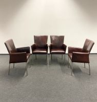 4er Set Design Stühle Armlehnestühle Leder  'Florenz'- Konstanz Kiel - Hasseldieksdamm Vorschau