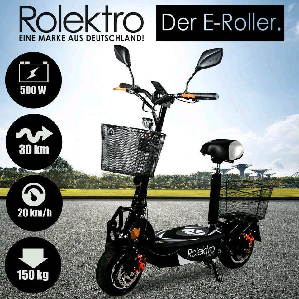 Rolektro E-Joy 20 45 Elektroroller Elektro Scooter E-scooter in Stockach