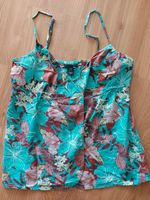 Bluse Trägertop 38 Wickelshirt Blumen braun grün H&M Tunika Köln - Widdersdorf Vorschau