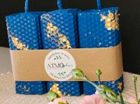 Handgemachte Kerzen aus Bienenwachs in einer Geschenkpackung Niedersachsen - Garbsen Vorschau