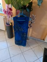 Sommerkleid Blau mit Pailletten Saarland - Homburg Vorschau