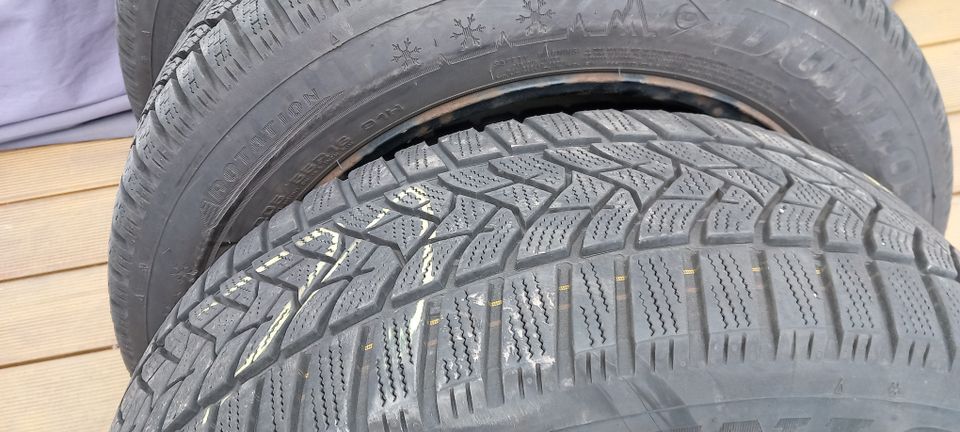 4 x Winterreifen auf Stahlfelgen mit RDKS Sensoren 205/55R16 91H in Alsdorf