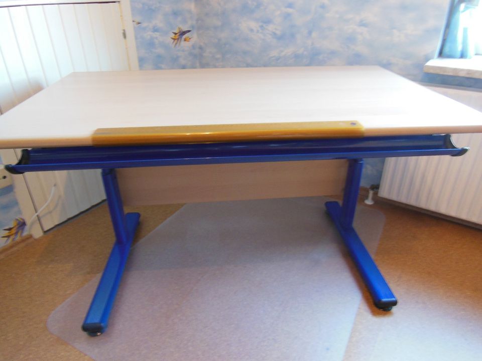 Paidi Schreibtisch / Kinder / höhenverstellbar / blau in Jevenstedt