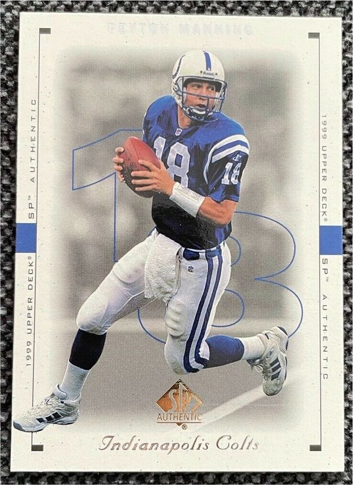 1999 Upper Deck NFL Card Peyton Manning Indianapolis Colts Mint in Pyrbaum