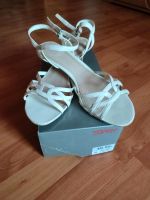 Sandalen mit Absatz, off white, Esprit, Gr. 40 Sachsen-Anhalt - Bad Duerrenberg Vorschau