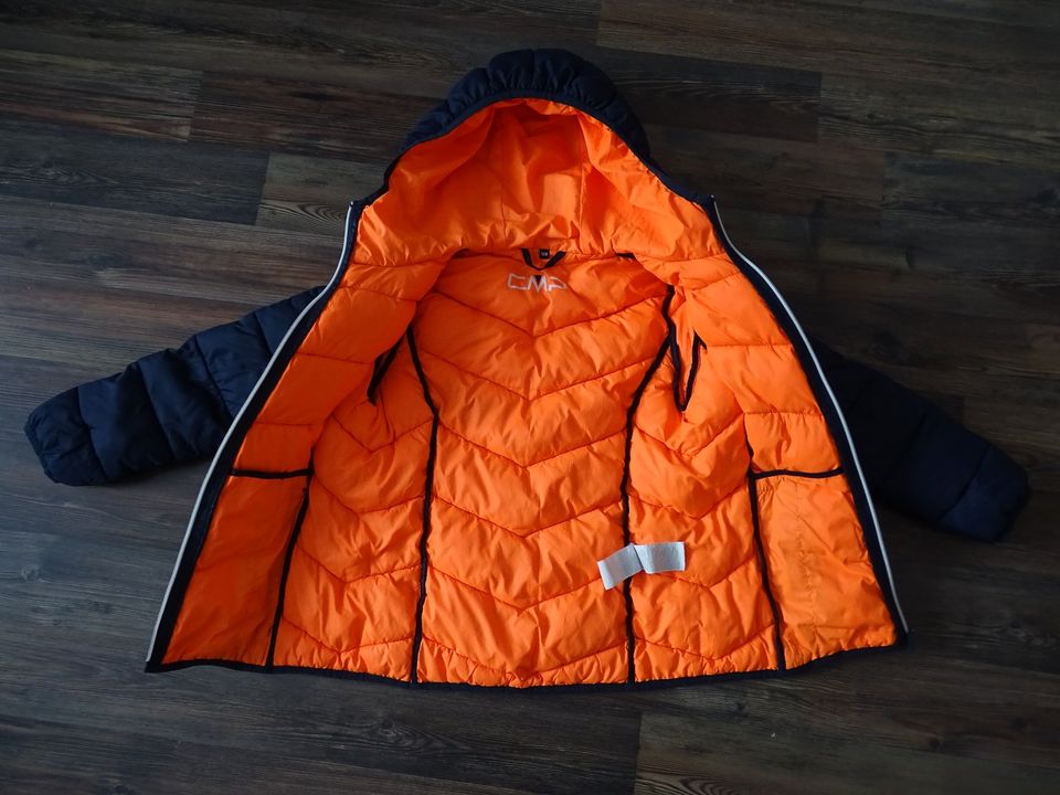 Steppjacke Übergangsjacke Mädchen CMP blau Gr. 128 in Tiefenort