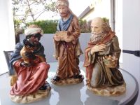 Rarität Große Krippenfiguren heilige 3 Könige, 3-teilig Holzoptik Baden-Württemberg - Allmersbach Vorschau