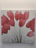 Leinwand Kunstdruck 90x90x5 cm Bild Tulpen rot Baden-Württemberg - Mössingen Vorschau