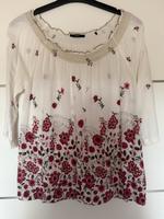 zero Damen Bluse weiß rot Gr. 38 Bayern - Treuchtlingen Vorschau