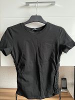 Zara schwarzes basic Tshirt mit Raffung Nordrhein-Westfalen - Menden Vorschau