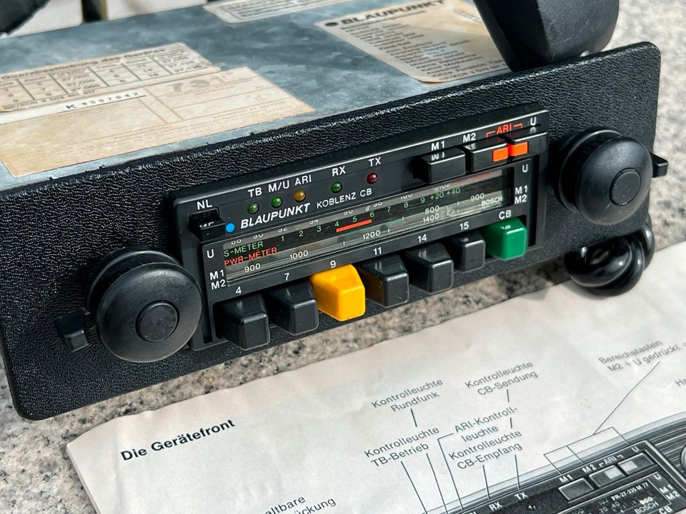 Autoradio CB Funk Blaupunkt Koblenz CB Mikrofon Rarität Oldtimer in Kr.  Passau - Passau | Auto Hifi & Navigation Anzeigen | eBay Kleinanzeigen ist  jetzt Kleinanzeigen