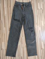 H&M Divided Gr. 32 Ripped Jeans grau schwarz Niedersachsen - Neu Wulmstorf Vorschau