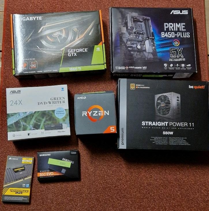 Gaming PC - AMD Ryzen 5 5600X - GeForce GTX 1660 Ti in Vörstetten