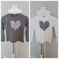 2x Langarmshirt Shirt Gr. 140 Benetton wie neu Nordrhein-Westfalen - Bergheim Vorschau