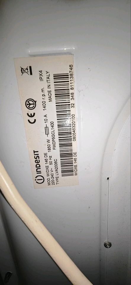 Defekt - Waschmaschine Waschtrockner Indesit widxe 146 de in Adelsdorf