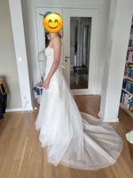Brautkleid mit Schnürung und Schleppe Gr. 36 Leipzig - Möckern Vorschau