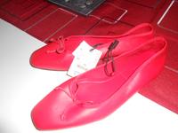 neue rote Leder-Ballerinas - Gr. 39 - ZARA Berlin - Reinickendorf Vorschau