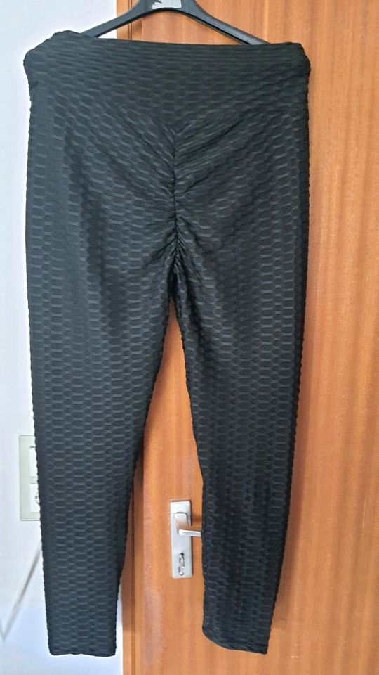 Maxanna Fashion 5XL 6XL 48 50 Popo Leggings schwarz black knöchel in Augsburg